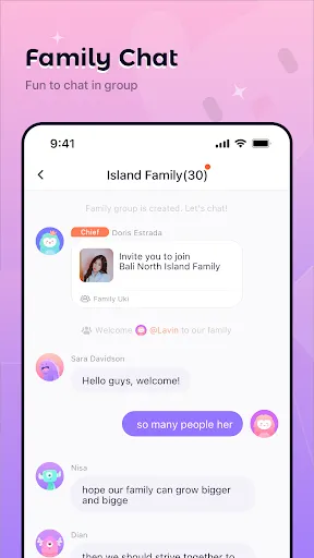 Captures d'écran de Uki - Amazing Online Chat App