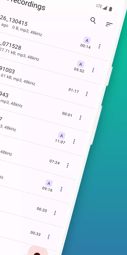 Zrzuty ekranu AI Voice Changer Recorder