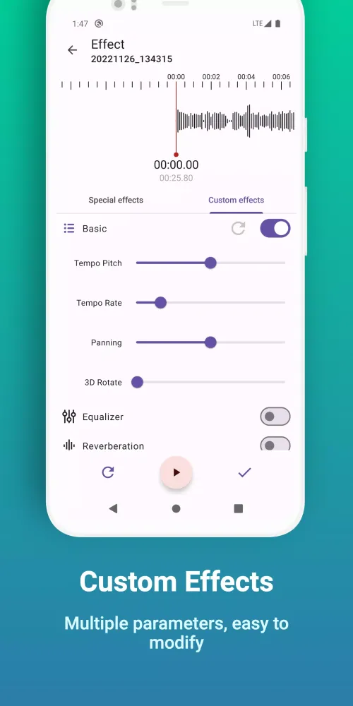 Zrzuty ekranu AI Voice Changer Recorder