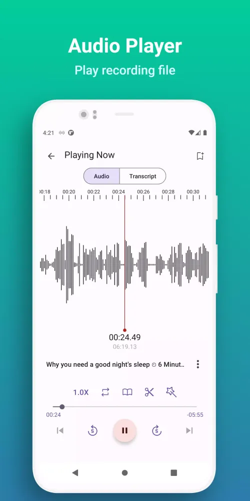 Zrzuty ekranu AI Voice Changer Recorder
