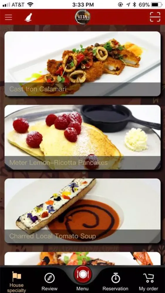 Vita Italian Bar & Grill স্ক্রিনশট