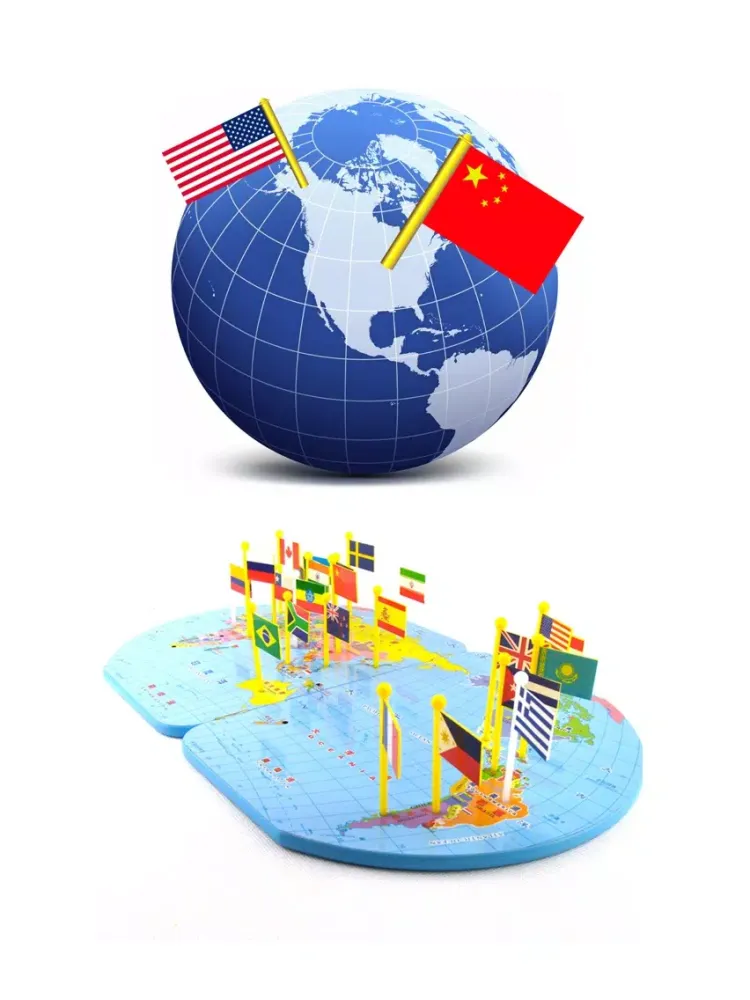 Flag on the world map iPad  Screenshots
