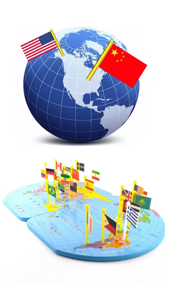 Flag on the world map Screenshots