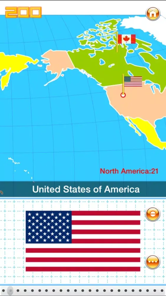 Flag on the world map Screenshots