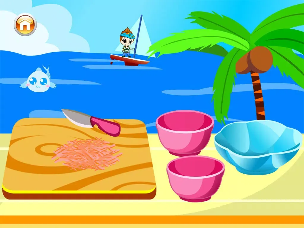 Baby learn vegetables while playing house iPad  스크린샷