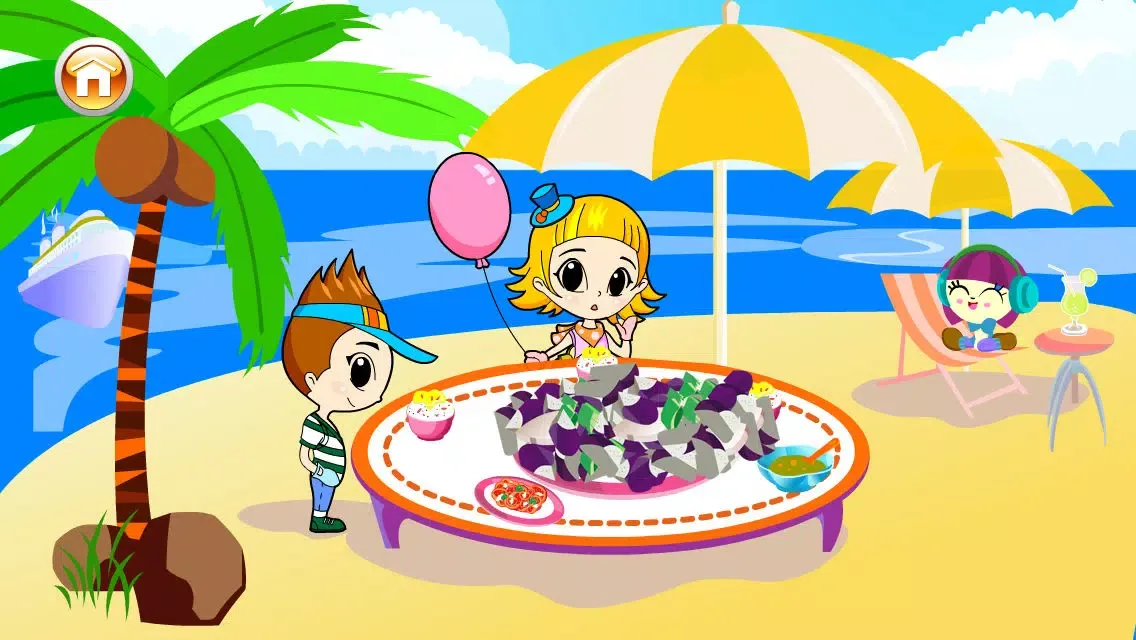Baby learn vegetables while playing house 스크린샷