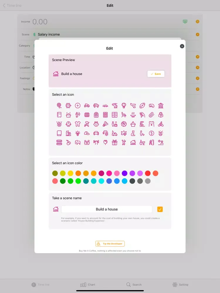 Account Book by Paipaimi iPad  Screenshots