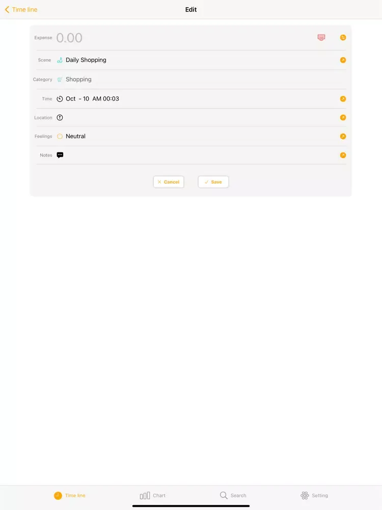 Account Book by Paipaimi iPad  Screenshots