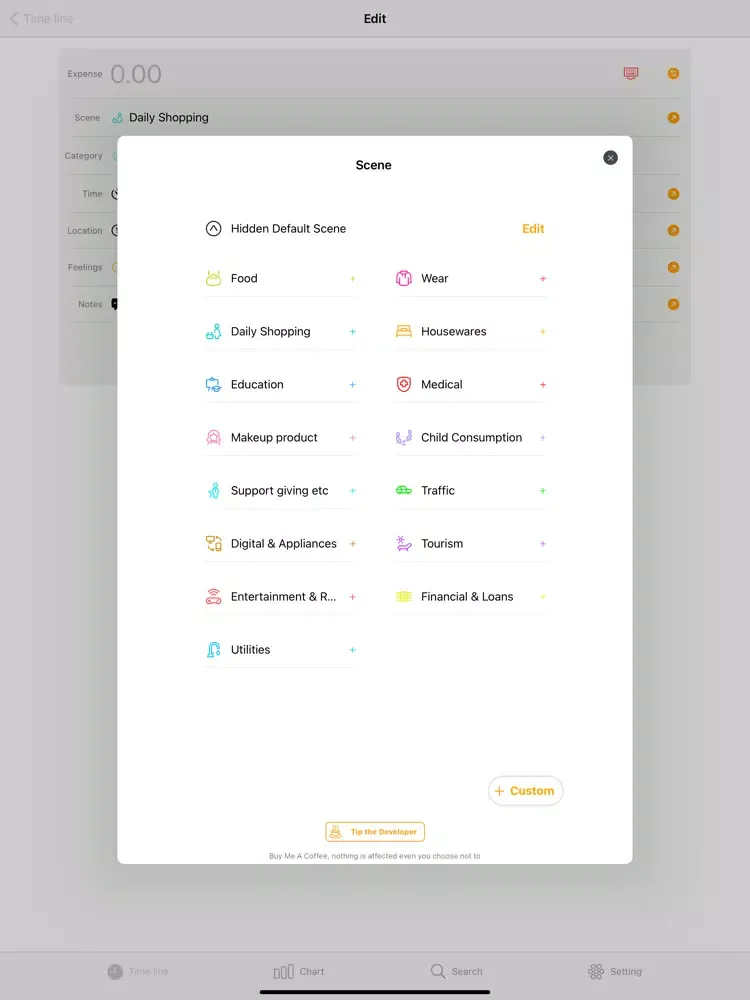 Account Book by Paipaimi iPad  Screenshots