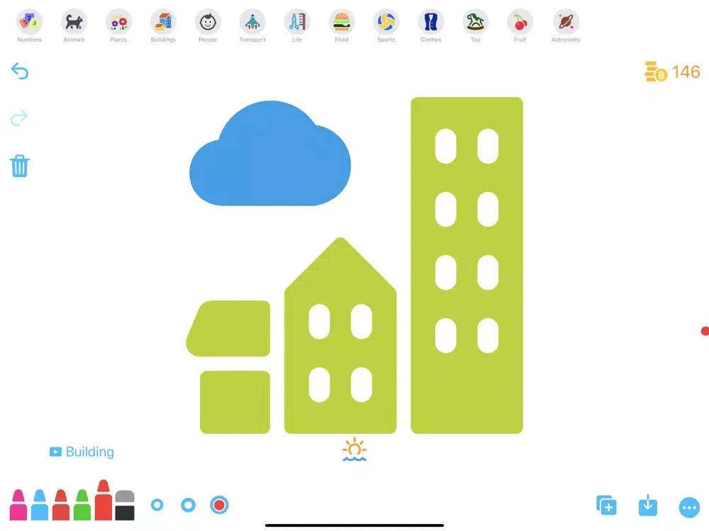 Drawing Board for Kids iPad  스크린샷