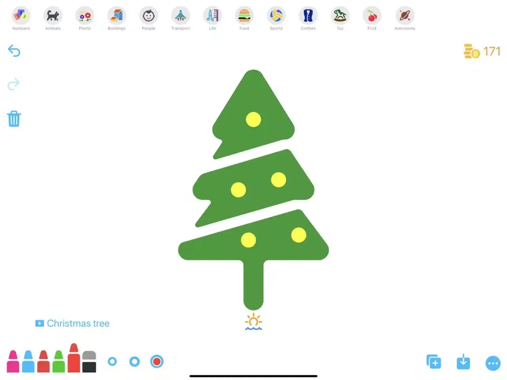 Drawing Board for Kids iPad  스크린샷
