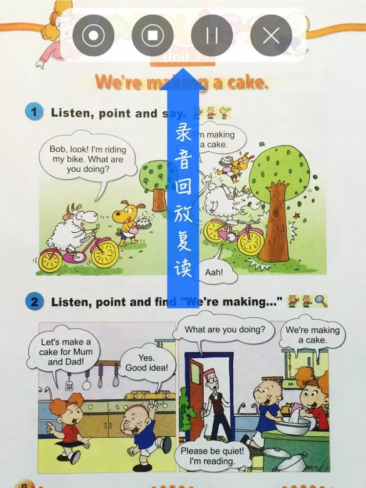 Capturas de pantalla de 外研社版小学英语三年级上册点读课本 iPad 