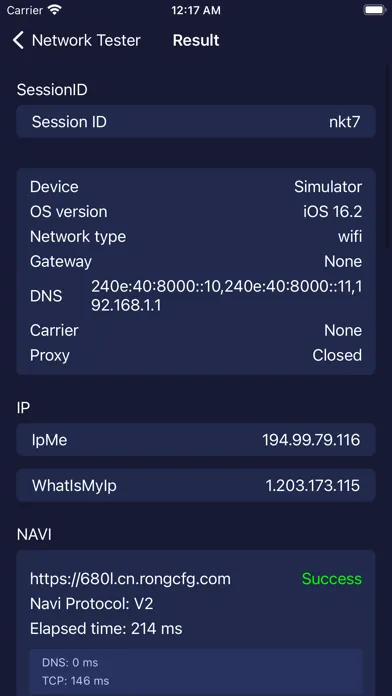 Network Tester应用截图