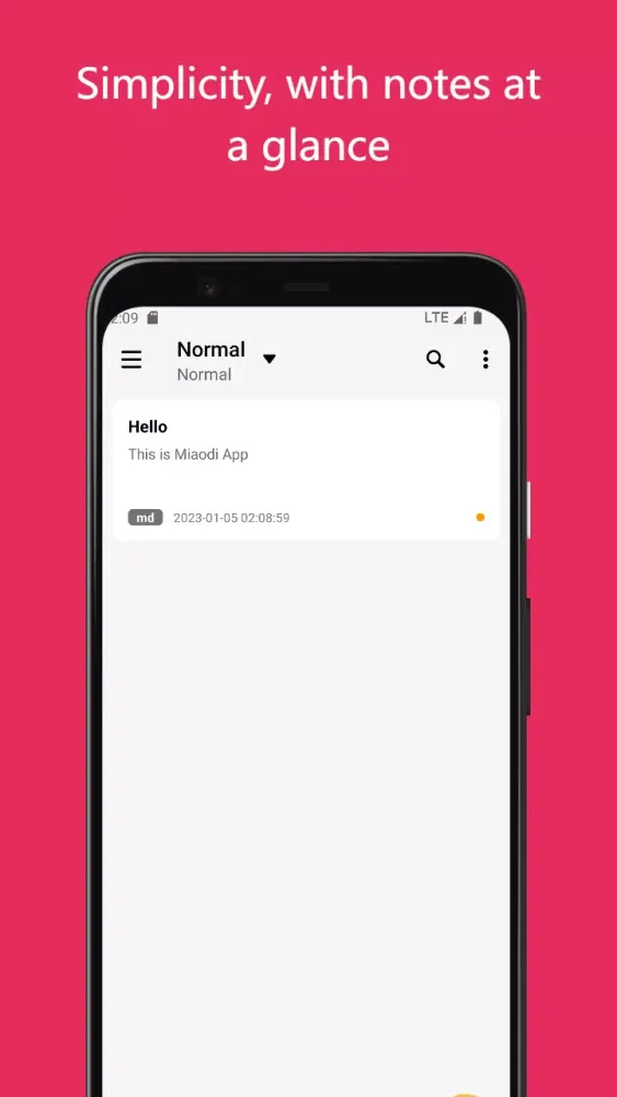 Miaodi - Markdown editor, Note Screenshots