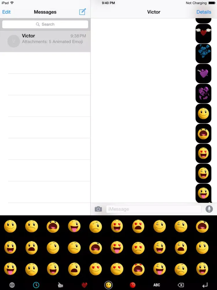 Watch Emoji Keyboard Pro - 153 Animated Watch Emojis for iPhone & iPad iPad  スクリーンショット