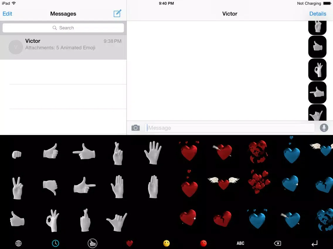 Watch Emoji Keyboard Pro - 153 Animated Watch Emojis for iPhone & iPad iPad  スクリーンショット