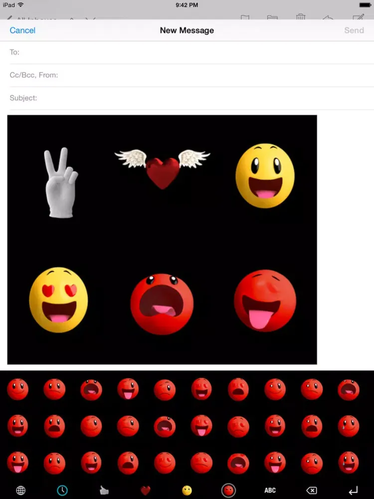 Watch Emoji Keyboard Pro - 153 Animated Watch Emojis for iPhone & iPad iPad  スクリーンショット