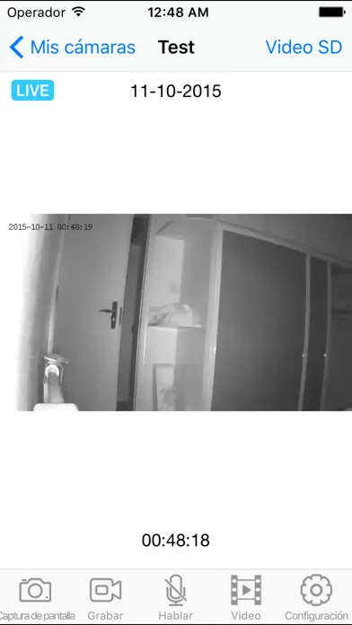 Zrzuty ekranu Cámara IP DROP Zecur-tahg