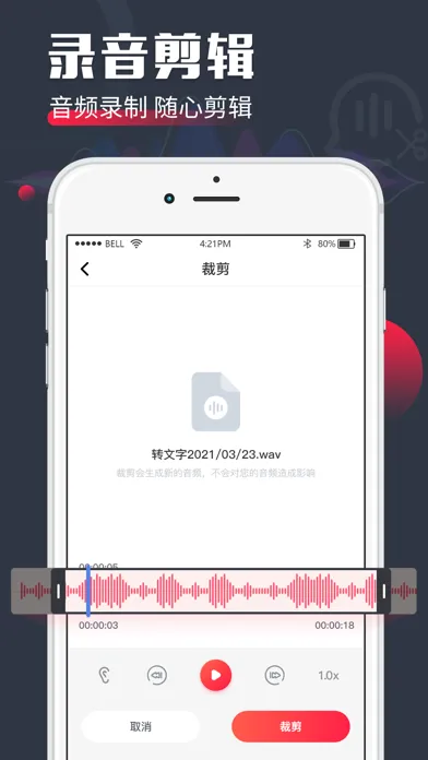 录音机-录音转文字助手 Ekran Görüntüleri
