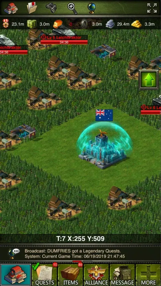 Ảnh chụp màn hình của Clash Of Commanders