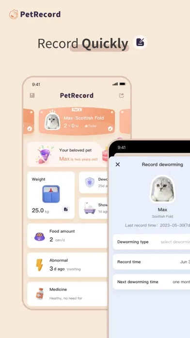 PetRecord - Care Made Easy Screenshots