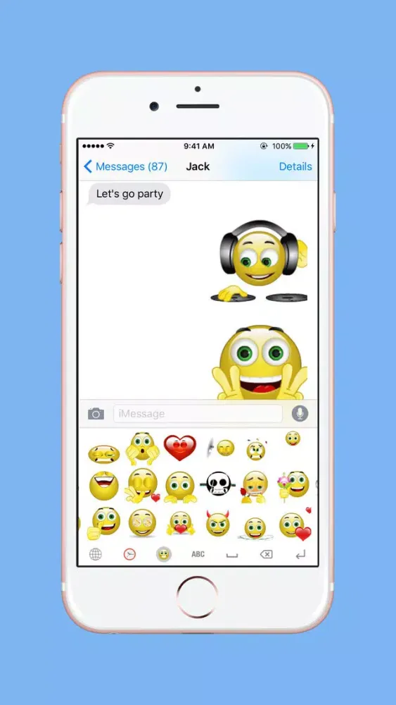 Animated Smiley Keyboard Pro应用截图