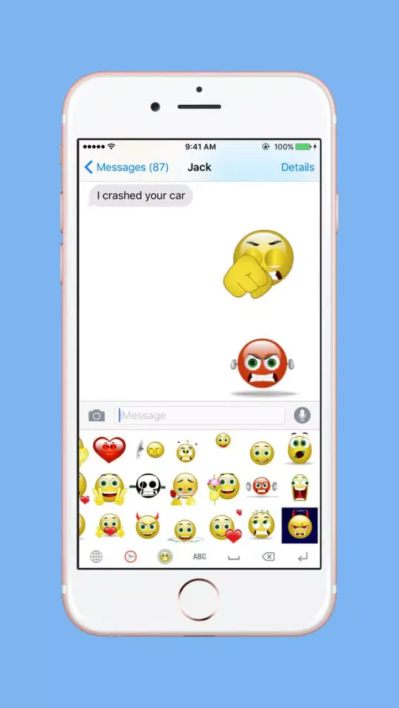Animated Smiley Keyboard Pro应用截图