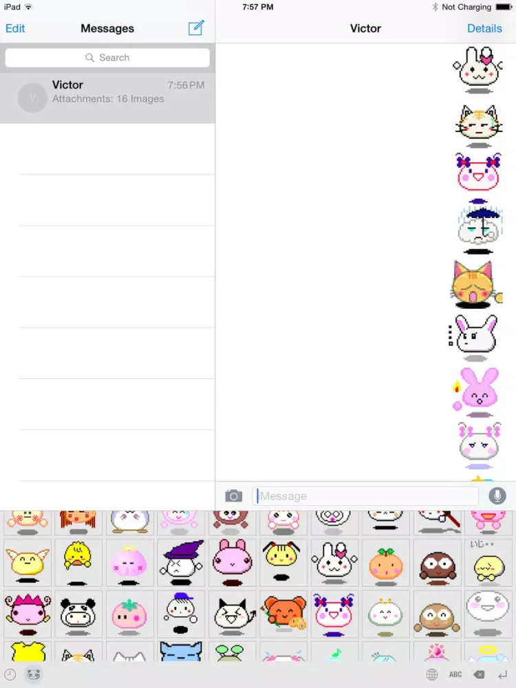 Скриншоты Cute Gif Keyboard Pro iPad 