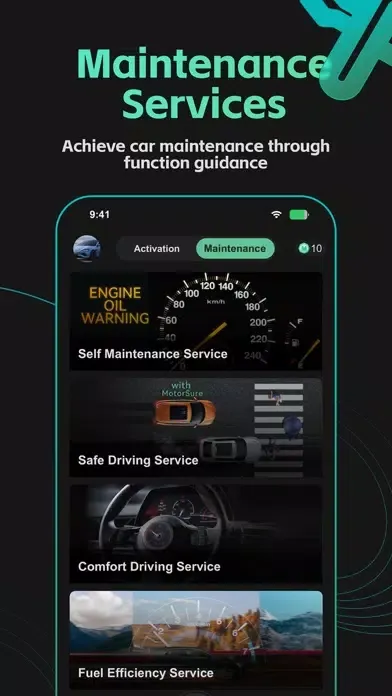 ภาพหน้าจอของ MotorSure PAG Car Diagnostics