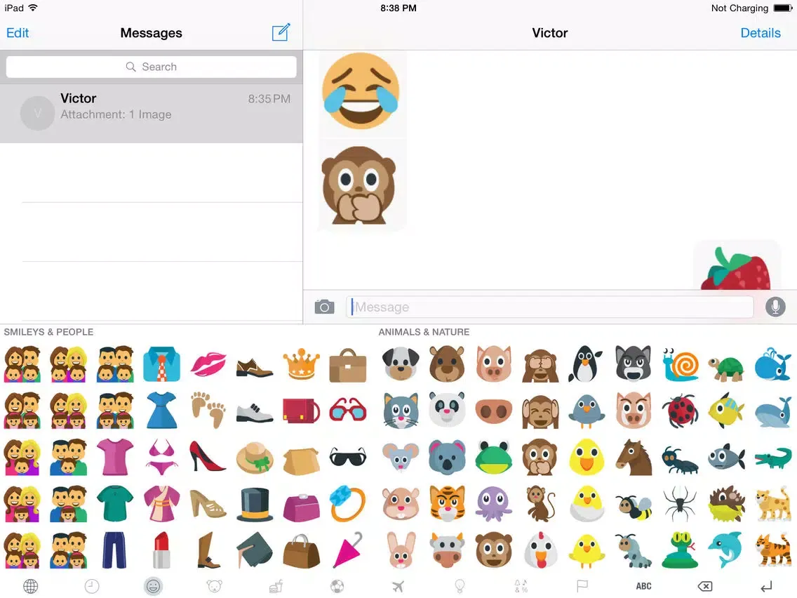 صور EmojiOne Keyboard iPad 