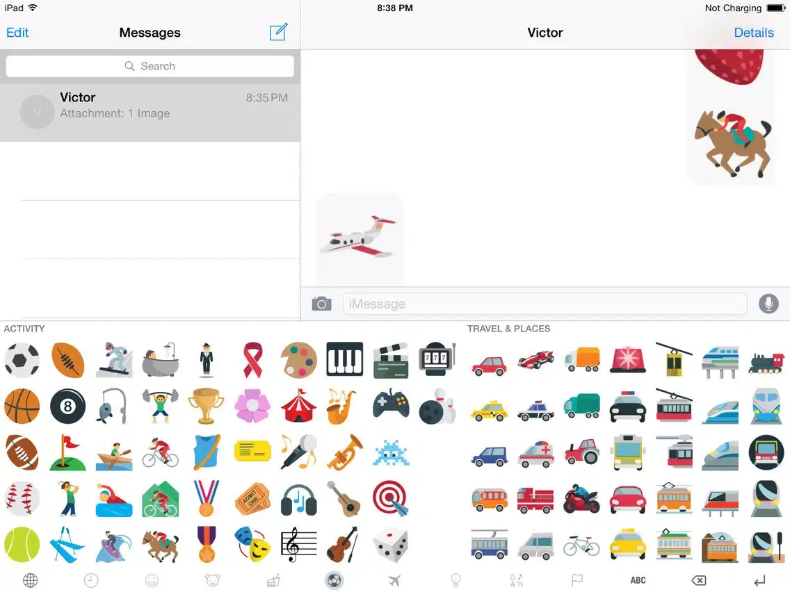 Captures d'écran de EmojiOne Keyboard Pro iPad 
