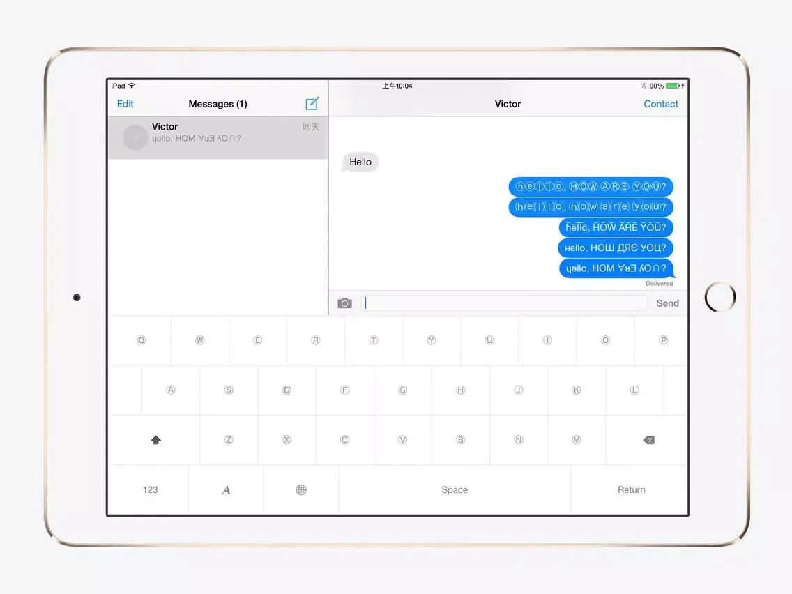 Fancy Keyboard iPad  Screenshots