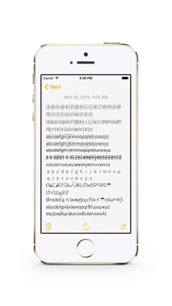 Fancy Keyboard Screenshots