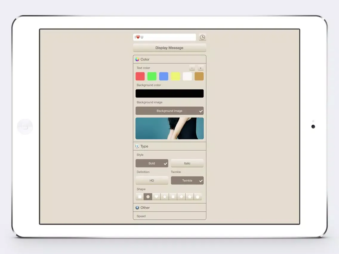 Capturas de pantalla de iLED Pro - Ultimate LED Banner App iPad 