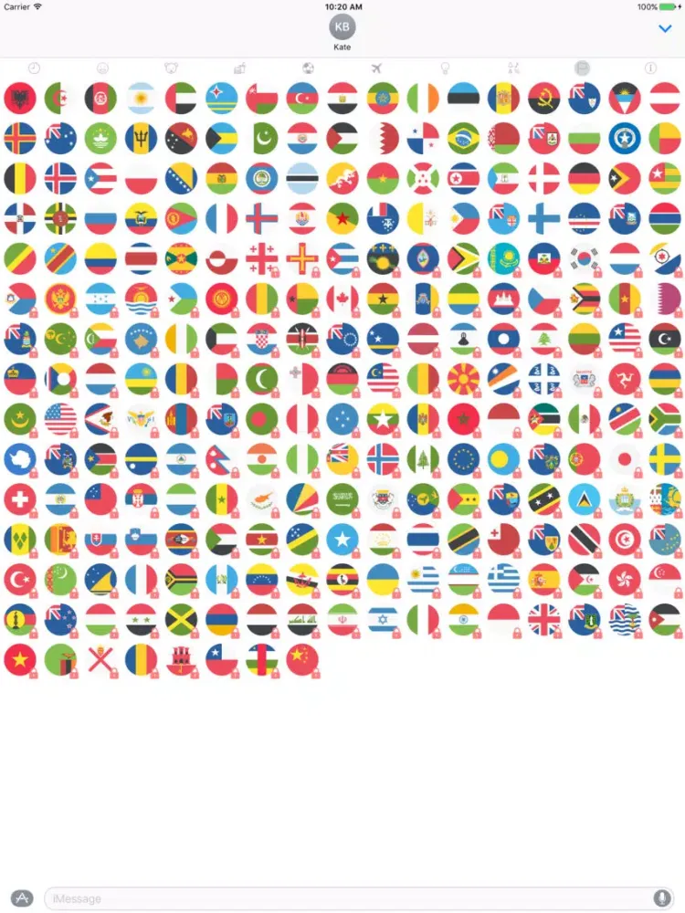 EmojiOne Stickers iPad  스크린샷
