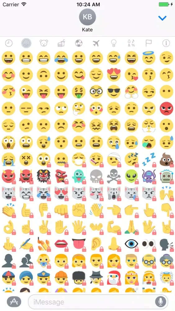 EmojiOne Stickers 스크린샷