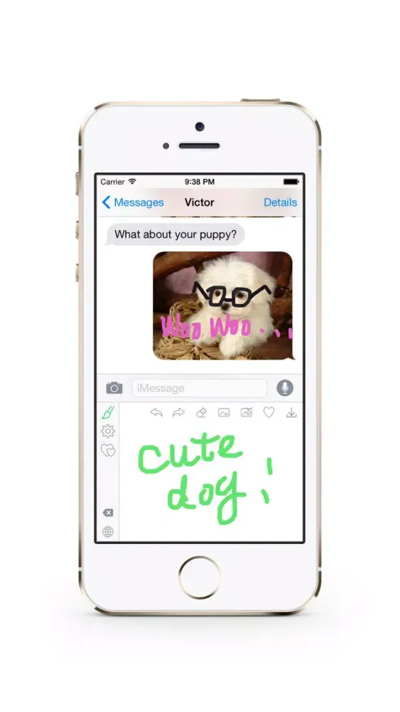 Doodle Keyboard for iOS 8 Screenshots