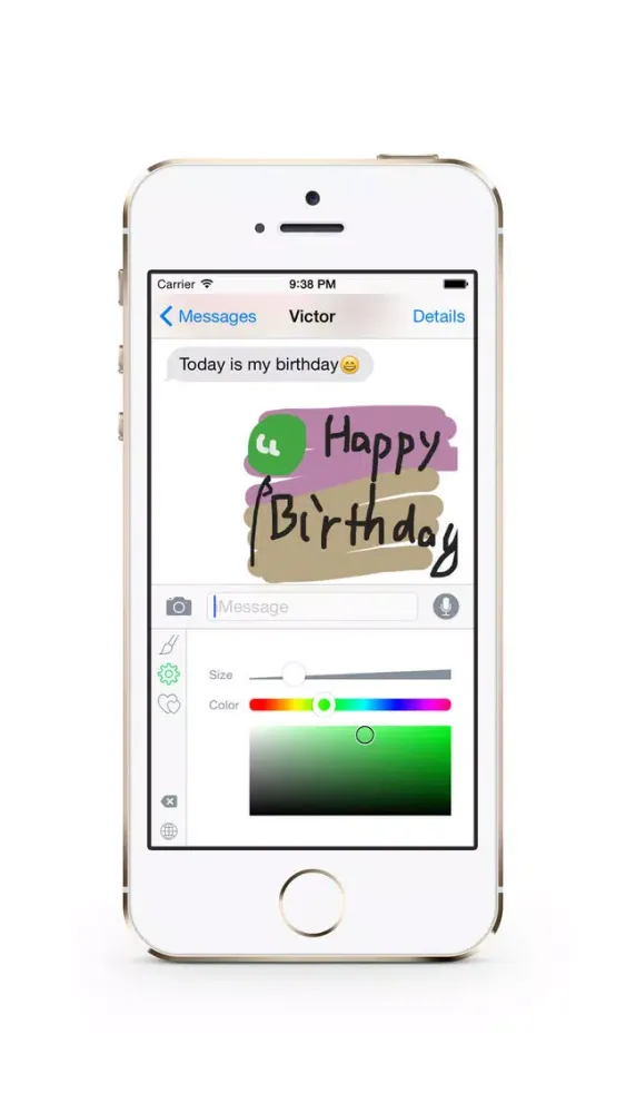 Doodle Keyboard for iOS 8 Screenshots