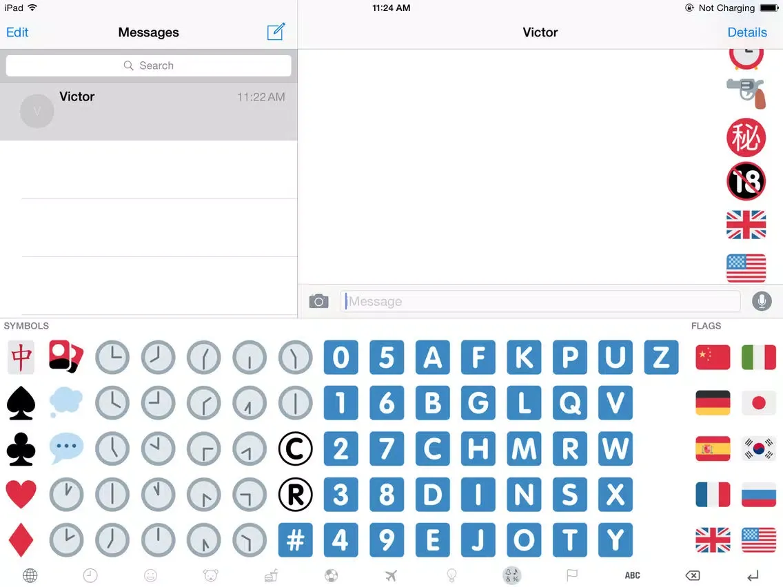 صور Twemoji Keyboard Pro - Twitter Emojis for Everyone iPad 