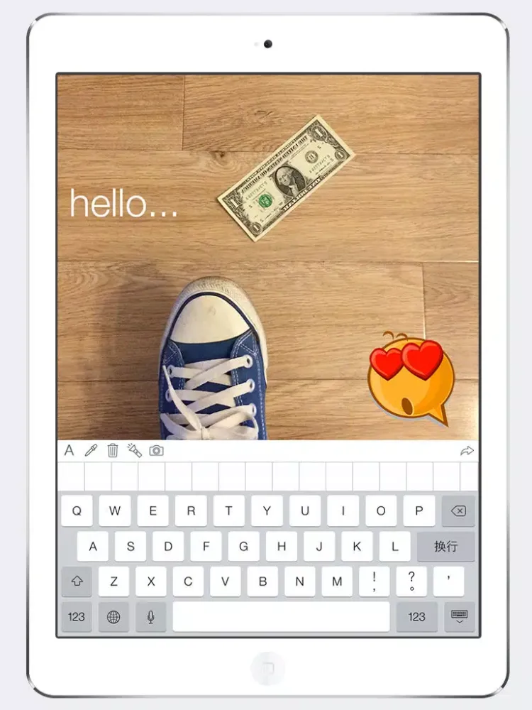Type & Walk - Free iPad  Screenshots