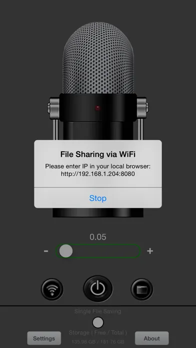 Voice-activated Recorder Screenshots