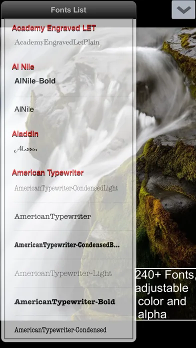 Zrzuty ekranu Add Text to My Photos - Lite