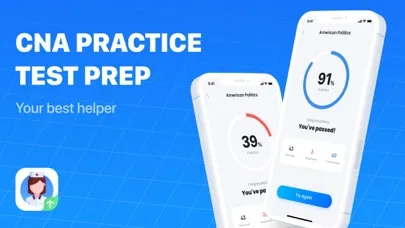 Captures d'écran de CNA Practice Test prep
