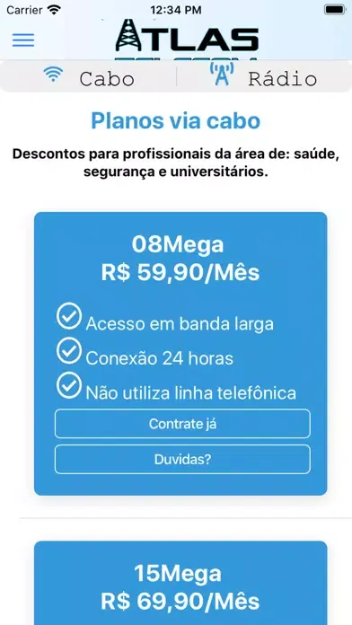 Meu Atlas Provedor de internet Screenshots
