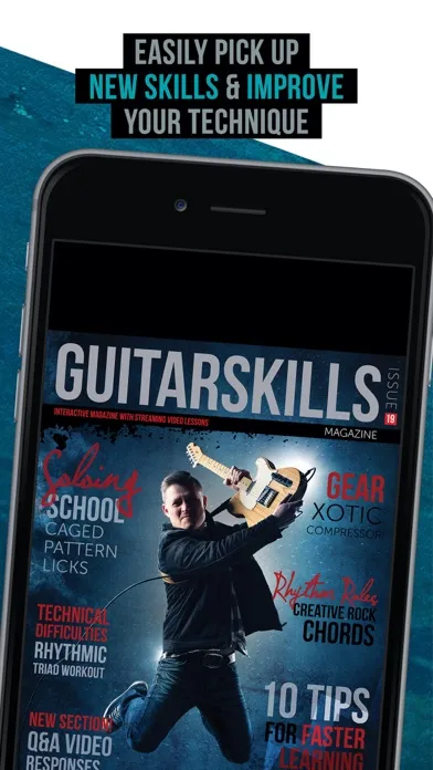 Capturas de pantalla de AA Guitar Skills Magazine