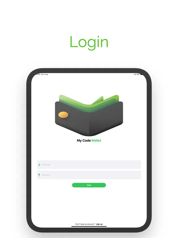 Cowallet iPad  Screenshots