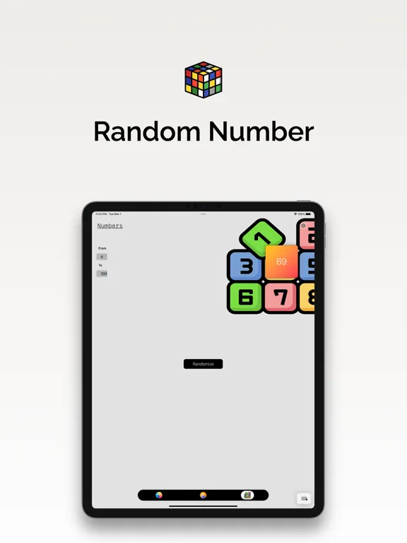 Randomizer | Generate Randoms iPad  Screenshots