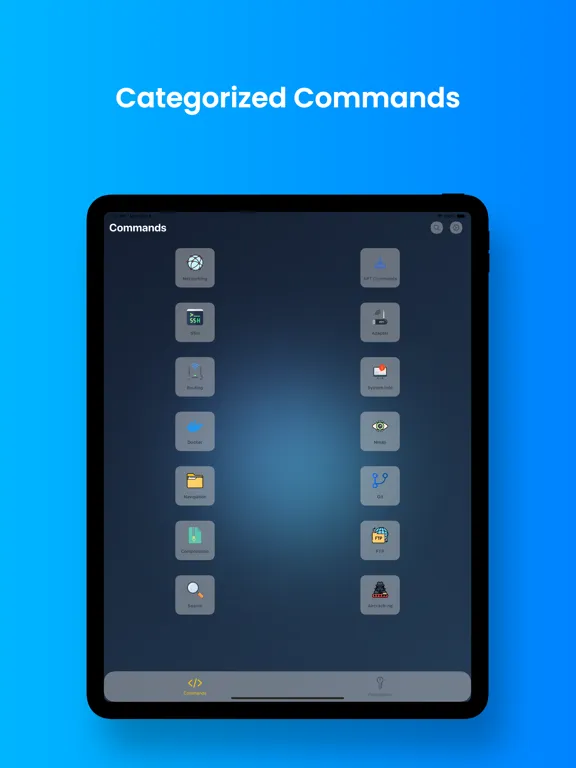 Commander | Terminal Commands iPad 应用截图