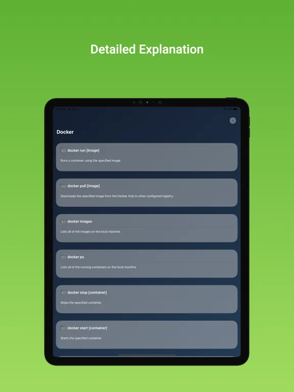 Commander | Terminal Commands iPad 应用截图