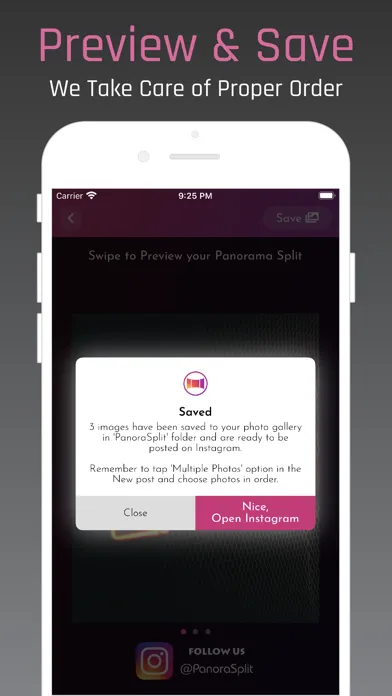 تصاویر PanoraSplit for Instagram